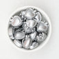 Colorful Heart Crown Silicone Focal Beads 20pcs 19