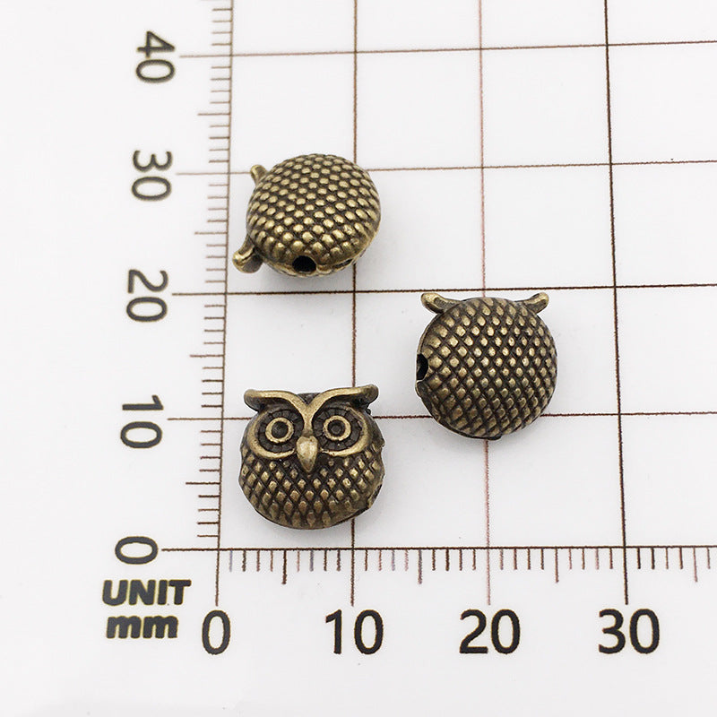 Animal Series Metal Beads Large Hole Antique Finish 30pcs 23