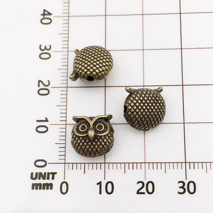 Animal Series Metal Beads Large Hole Antique Finish 30pcs 23