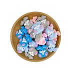 Silicone Focal Beads Rabbit Sitting Pose 20pcs 2