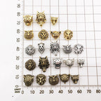 Animal Series Metal Beads Large Hole Antique Finish 30pcs 3