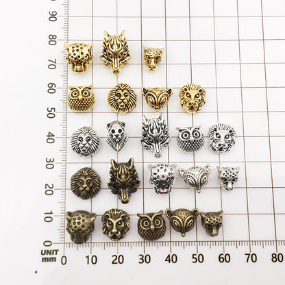 Animal Series Metal Beads Large Hole Antique Finish 30pcs 3
