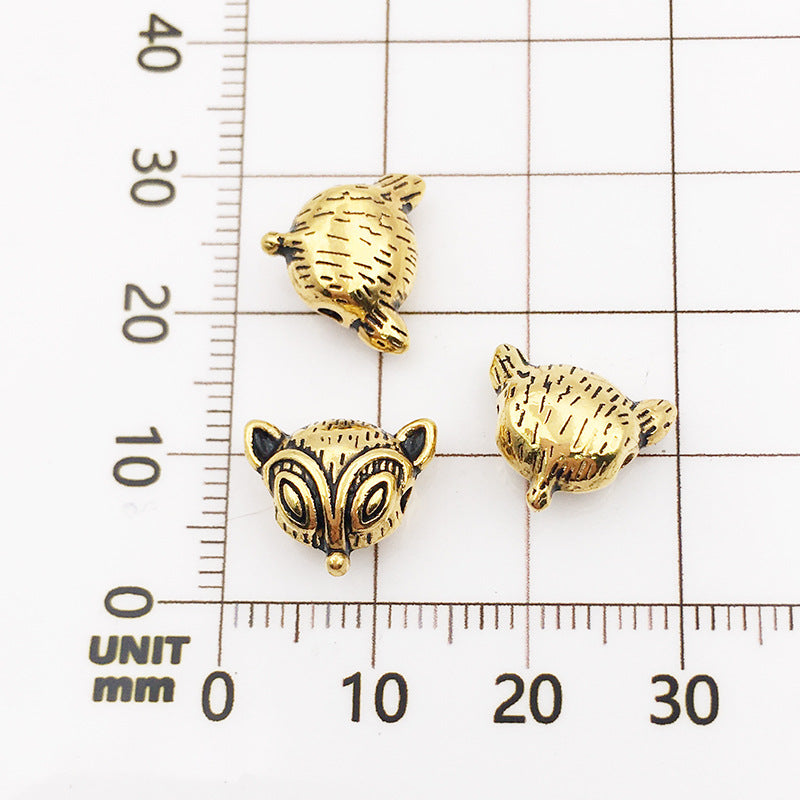 Animal Series Metal Beads Large Hole Antique Finish 30pcs 21