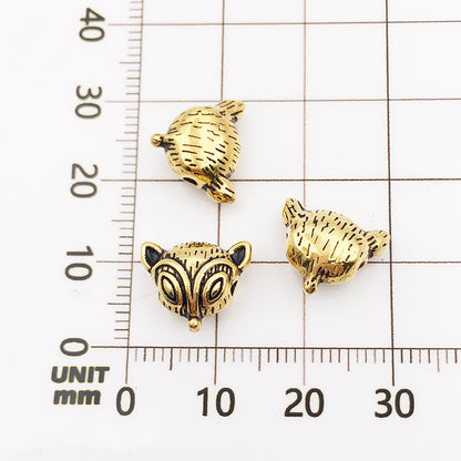Animal Series Metal Beads Large Hole Antique Finish 30pcs 21