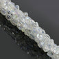 Faceted Four-Leaf Clover Glass Beads 12mm Vintage Plating 30pcs 17