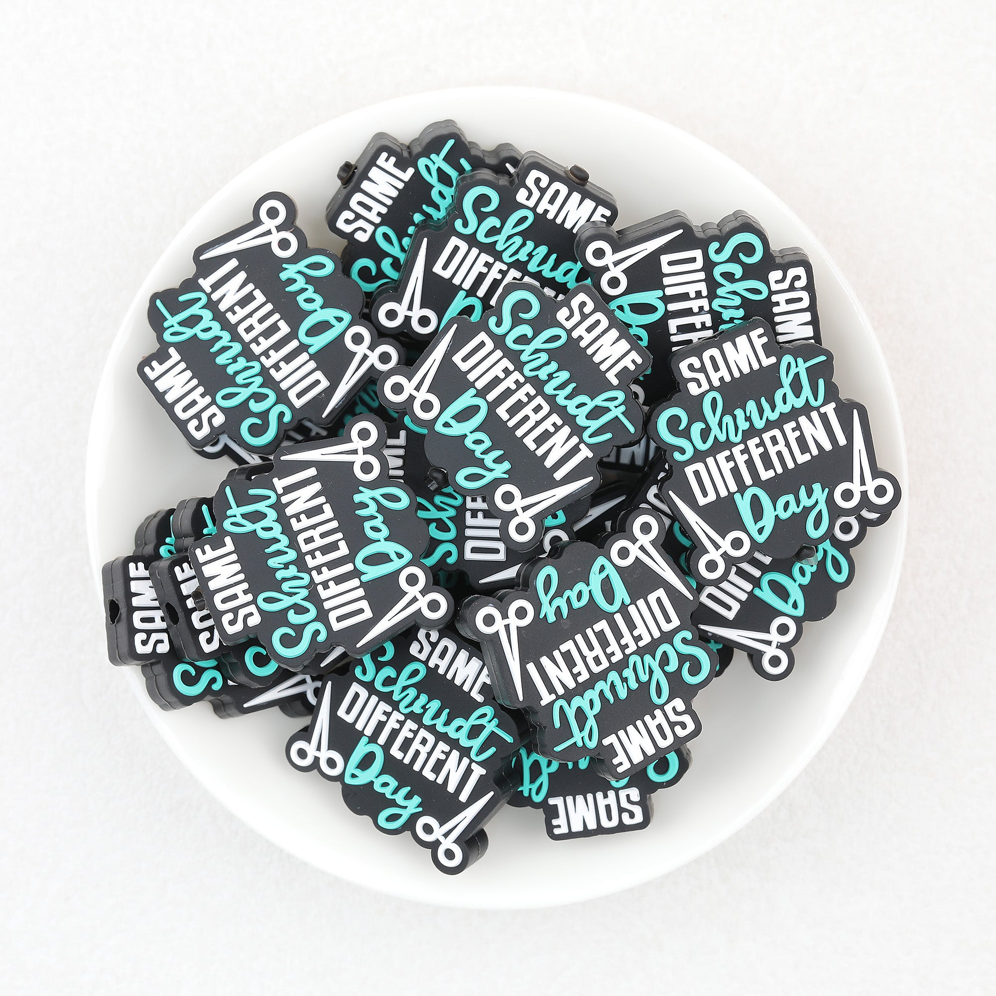 Same Shitdifferent Day Silicone Focal Beads 20Pcs  4