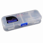 Double Sided Transparent Plastic Storage Box with Triple Compartments 3