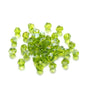 Seed Glass Beads 4mm Transparent Faceted Mixed Colors 200pcs 18