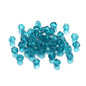 Seed Glass Beads 4mm Transparent Faceted Mixed Colors 200pcs 31