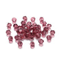 Seed Glass Beads 4mm Transparent Faceted Mixed Colors 200pcs 29