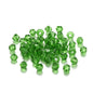 Seed Glass Beads 4mm Transparent Faceted Mixed Colors 200pcs 37