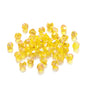 Seed Glass Beads 4mm Transparent Faceted Mixed Colors 200pcs 8