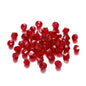 Seed Glass Beads 4mm Transparent Faceted Mixed Colors 200pcs 23