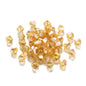 Seed Glass Beads 4mm Transparent Faceted Mixed Colors 200pcs 16