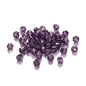 Seed Glass Beads 4mm Transparent Faceted Mixed Colors 200pcs 38