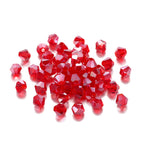 Diamond Seed Glass Beads 4mm Transparent Rainbow Shimmer 200pcs 5