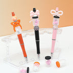 Halloween 3D Glitter Bottle Silicone Focal Beads 20Pcs