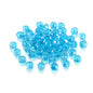 Faceted Glass Beads 8mm Transparent Multicolor 70pcs 9
