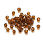 Diamond Seed Glass Beads 4mm Transparent Rainbow Shimmer 200pcs 28