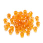 Faceted Glass Beads 8mm Transparent Multicolor 70pcs 20