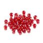 Faceted Glass Beads 8mm Transparent Multicolor 70pcs 23