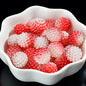 Two-Color Gradient Waxberry Acrylic Beads 12mm Imitation Pearl ABS Plastic 80pcs 6