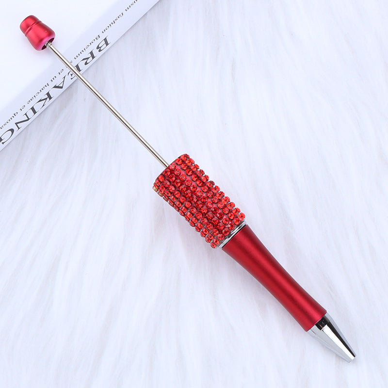 Beadable Pen Rhinestone Studded Metallic Colorful 1.0 mm Tip 6
