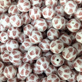 15mm Silicone Beads Coffee Cup Print 50pcs