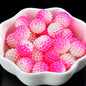 Two-Color Gradient Waxberry Acrylic Beads 12mm Imitation Pearl ABS Plastic 80pcs 5