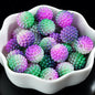 Two-Color Gradient Waxberry Acrylic Beads 12mm Imitation Pearl ABS Plastic 80pcs 11