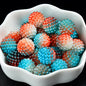 Two-Color Gradient Waxberry Acrylic Beads 12mm Imitation Pearl ABS Plastic 80pcs 20