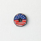 Patriotic Donut Silicone Focal Beads for US Independence Day 20pcs
