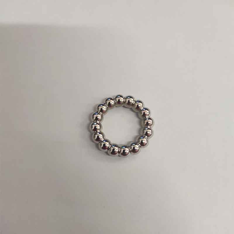 Bubble Ring CCB Plastic Spacer Acrylic Beads 24mm Polished Gold 100pcs 2