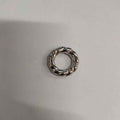 Braided Ring Acrylic Beads 25mm Gold Tone CCB Plastic Spacer 100pcs 2