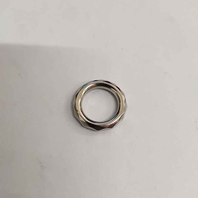 Faceted Ring Acrylic Beads 23mm Silver CCB Plastic Spacer 100pcs