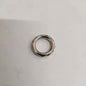 Faceted Ring Acrylic Beads 23mm Silver CCB Plastic Spacer 100pcs