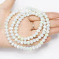 Electroplated Faceted Glass Beads 8mm Multi-Dimensional Sparkling 50pcs 8