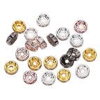 Rhinestone Round Spacer Beads 10mm 50pcs 3