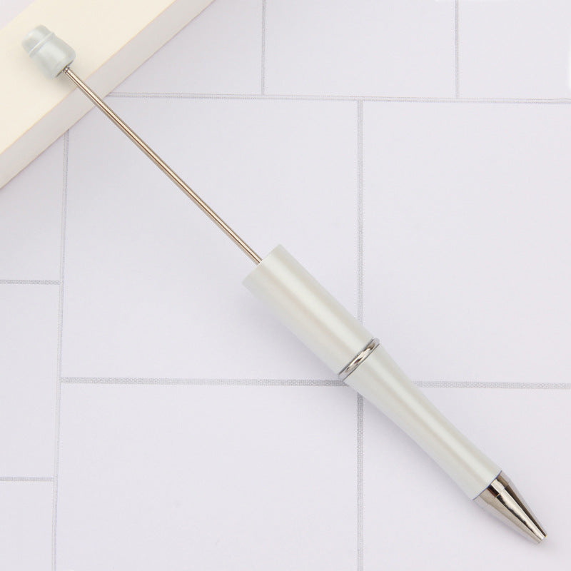 Beadable Pens Wholesale, Matte Plastic Ballpoint Ink Colorful Barrel, 11.5mm x 145mm