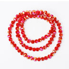 Electroplated Faceted Glass Beads 8mm Multi-Dimensional Sparkling 50pcs 2