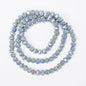 Electroplated Faceted Glass Beads 8mm Multi-Dimensional Sparkling 50pcs 13