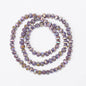 Electroplated Faceted Glass Beads 8mm Multi-Dimensional Sparkling 50pcs 19