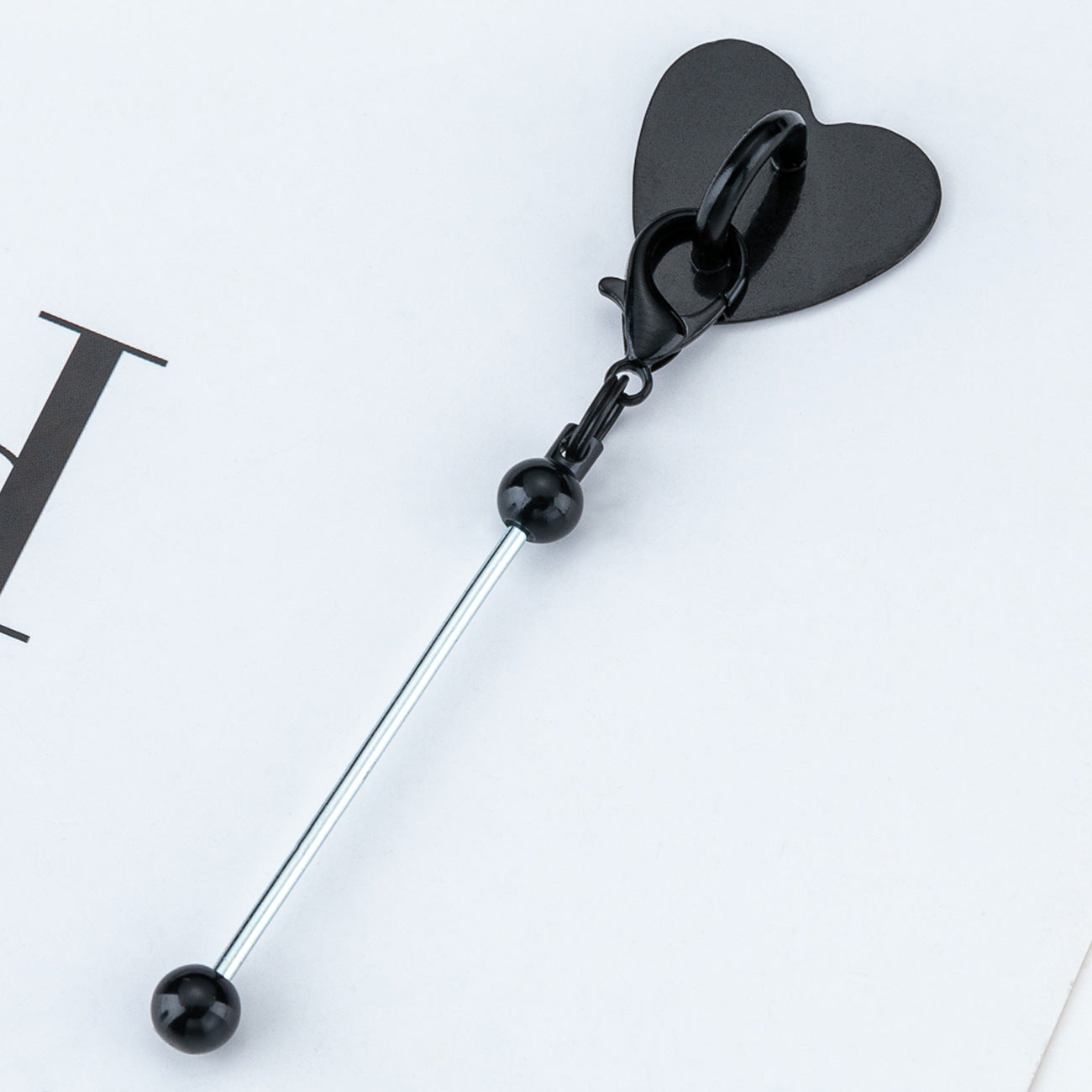 Beadable Metal Cup Charms Heart-shaped