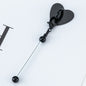 Beadable Metal Cup Charms Heart-shaped