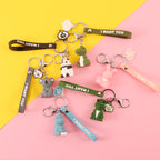 PVC Animal Keychain Cute Pastel Wild Animal Charm