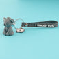 PVC Animal Keychain Cute Pastel Wild Animal Charm 8