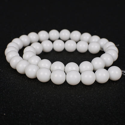 Color Transparent Glass Beads 4mm Vibrant Round Smooth 98pcs 21