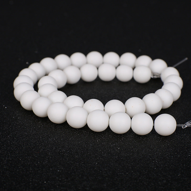 Color Transparent Glass Beads 4mm Vibrant Round Smooth 98pcs 22