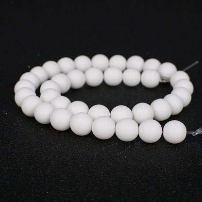 Color Transparent Glass Beads 4mm Vibrant Round Smooth 98pcs 22