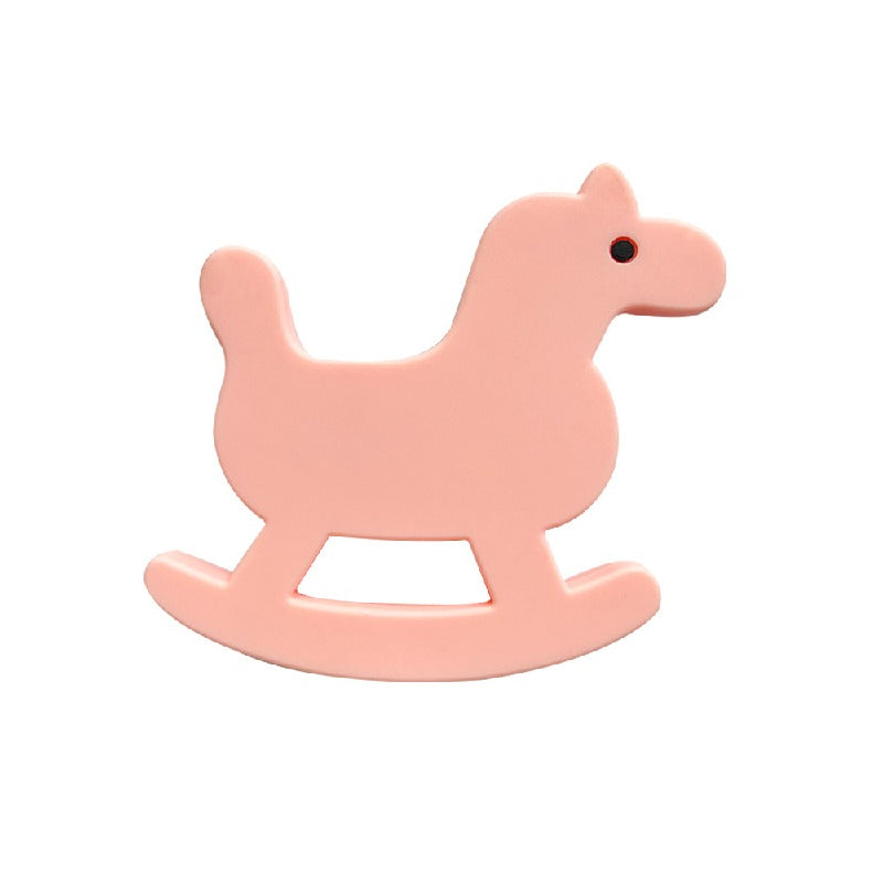 Silicone Focal Beads Trojan Horse Front View 20pcs 6